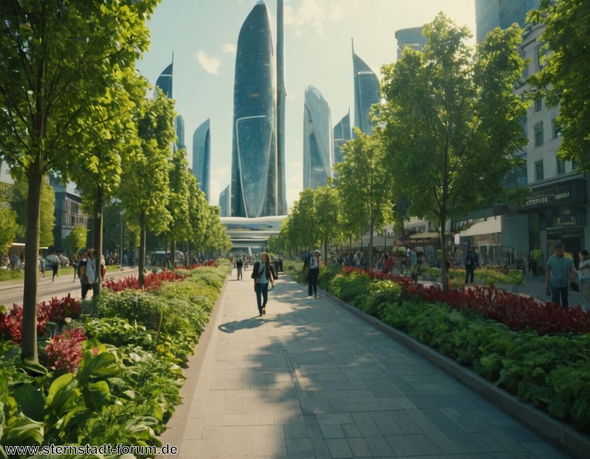 Verkehrsberuhigung und grüne Flächen ausbauen - Innenstadt der Zukunft – Transformation vom Einkaufs- zum Begegnungsort